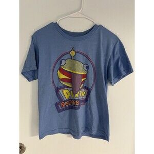 Fortnite Durrr Burger Sign Light Blue T-Shirt Size Youth Medium Short Sleeve